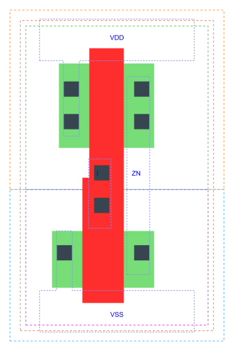 gf180mcu_fd_sc_mcu7t5v0__inv_1 layout