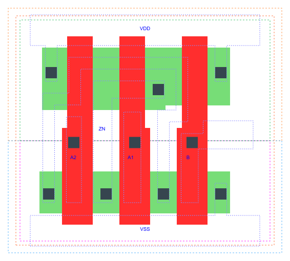 gf180mcu_fd_sc_mcu7t5v0__oai21_1 layout